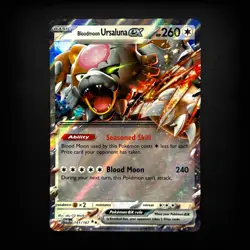Pokemon TCG SV06: Twilight Masquerade Bloodmoon Ursaluna ex #141/167 NM - Image 1