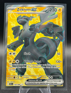 Zekrom ex 158/086 Sv: Black Bolt holo Pokemon TCG - Image 1