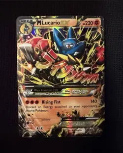 M Lucario EX 55/111 XY FURIOUS FISTS (NM/LP) Pokemon - Ready to Ship - Image 1
