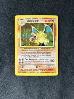 Pokemon CHARIZARD TCG Base Set 4/102 Holo Rare LP CONDITION!! - Image 1