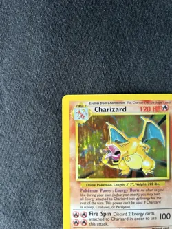 Pokemon CHARIZARD TCG Base Set 4/102 Holo Rare LP CONDITION!! - Image 3