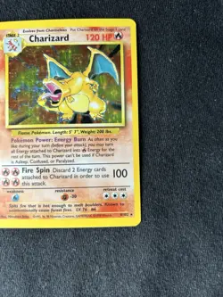 Pokemon CHARIZARD TCG Base Set 4/102 Holo Rare LP CONDITION!! - Image 5