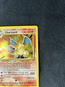 Pokemon CHARIZARD TCG Base Set 4/102 Holo Rare LP/MP - Image 5