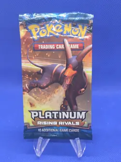 SEALED UNWEIGHED 2009 Pokemon Platinum Rising Rivals Booster Pack Houndoom Art - Image 1