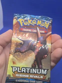 SEALED UNWEIGHED 2009 Pokemon Platinum Rising Rivals Booster Pack Houndoom Art - Image 4