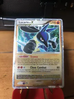 Pokemon Lucario LV.X Diamond & Pearl DP12 Holo Promo - MP/HP - Image 1