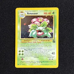 Pokemon Venusaur Black Star Promo 13 Holo WOTC Near Mint - Image 1
