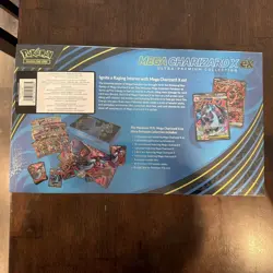 Pokemon Mega Charizard X ex Ultra Premium Collection Box Sealed New UPC - Image 3