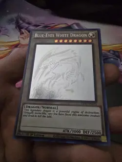 Yu-Gi-Oh Blue-Eyes White Dragon Ghost Rare 1st Edition GFP2-EN175 #1(Foil-Shift) - Image 1