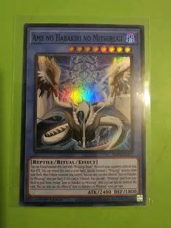 Yu-Gi-Oh! Ame No Habakiri No Mitsurugi ALIN-EN092 1st Edition Ritual Holo - Image 1
