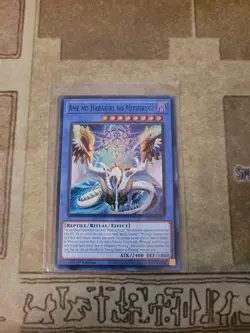 YUGIOH AME NO HABAKIRI NO MITSURUGI ALIN-EN092 SUPER 1ST ED NM - Image 1