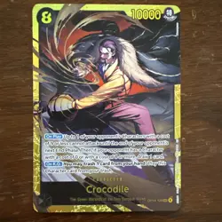 One Piece TCG English OP14-120 Crocodile SEC Foil - In Hand - Image 1