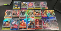 One Piece TCG English ALT ART, PROMO, TEXTURED + SEALED DON!!, SEC, SR Lot of 38 - Image 2
