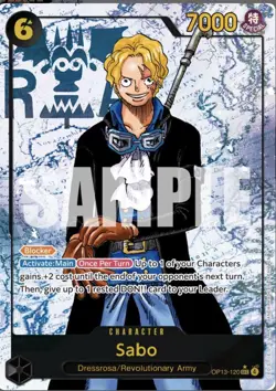 Sabo (120) (Parallel) OP13-120 Carrying On His Will Foil - Image 1