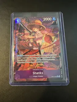 One Piece Shanks (Alt Art) OP13-065 R Carrying on His Will English - Image 1