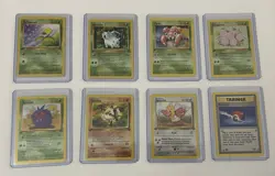 Pokemon 1st Edition Jungle 8 Card Lot - Image 1