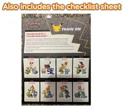 Pokemon 25th Anniversary Jumbo Cards Complete First Partner Pack Binder 29 cards - Image 5