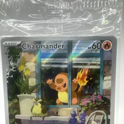 Charmander SEALED 044 Sv: Scarlet & Violet Promo Cards Holo Pokemon Black Star - Image 3