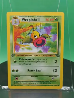 Weepinbell 48/64 1st Edition Jungle Set Uncommon 1999 English Pokemon Card WoTC - Image 3