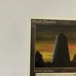Unlimited Basalt Monolith Uncommon Artifact Regular Magic: The Gathering MP - Image 2