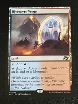 MTG Aetherdrift Riverpyre Verge 0260 NM Rare - Image 1
