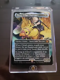 Cloud, Midgar Mercenary (Borderless) (Chocobo Track Foil) Final Fantasy Foil - Image 1