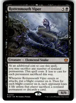 Rottenmouth Viper M Bloomburrow 107 NM - Image 1