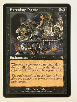 Spreading Plague Invasion Non-Foil MTG NM - Image 1