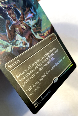 MTG Triumphant Reckoning BORDERLESS FOIL Secret Lair 1005 NM - Image 2
