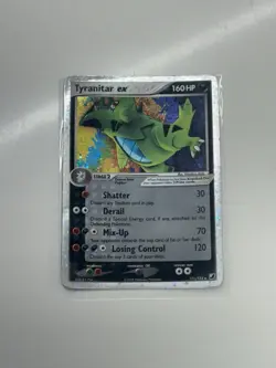 Pokemon TCG Tyranitar ex 111/115 Unseen Forces Holo - Image 1