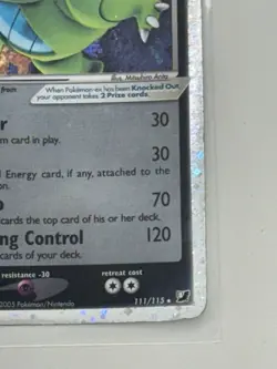 Pokemon TCG Tyranitar ex 111/115 Unseen Forces Holo - Image 4