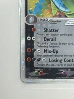 Pokemon TCG Tyranitar ex 111/115 Unseen Forces Holo - Image 5