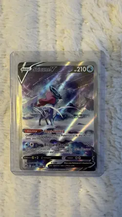 Pokemon Suicune V Full Art Holo Ultra Rare GG38/GG70 210 HP Crown Zenith Gallery - Image 3