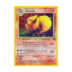 Pokemon Pokemon Jungle Flareon (3) (HR) #3 (Holo) Fair- - Image 1