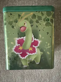 Pokemon TCG Grass Type Stacking Tin 3 Boosters + 1 Coin Sealed Collectible - Image 4