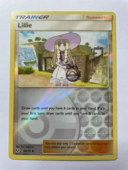 Lillie 62/73 NM *Holo Bleed Error* Reverse Holo Shining Legends 2017 Pokemon TCG - Image 1