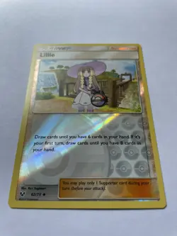 Lillie 62/73 NM *Holo Bleed Error* Reverse Holo Shining Legends 2017 Pokemon TCG - Image 2