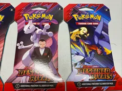 Lot of 8 Pokemon TCG Destined Rivals Booster Packs Sleeved Blister Packs New - Image 3