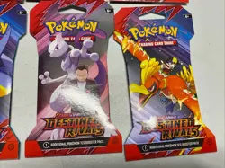 Lot of 8 Pokemon TCG Destined Rivals Booster Packs Sleeved Blister Packs New - Image 4