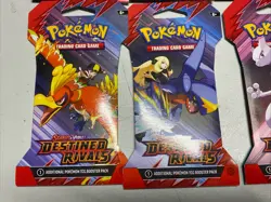 Lot of 8 Pokemon TCG Destined Rivals Booster Packs Sleeved Blister Packs New - Image 5