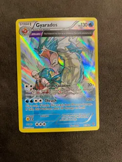 Gyarados Full Art Holo 21/98 XY Ancient Origins Pokemon TCG NM - Image 1