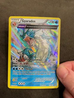Gyarados Full Art Holo 21/98 XY Ancient Origins Pokemon TCG NM - Image 2