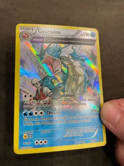 Gyarados Full Art Holo 21/98 XY Ancient Origins Pokemon TCG NM - Image 3