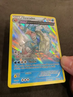 Gyarados Full Art Holo 21/98 XY Ancient Origins Pokemon TCG NM - Image 4