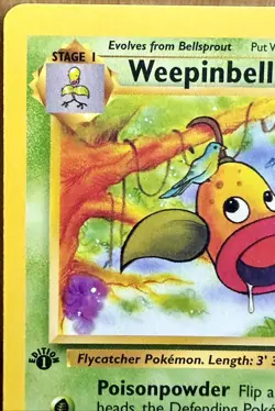 Weepinbell 48/64 Jungle Set 1st Edition 1999 Vintage Pokemon TCG - Image 4