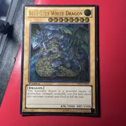 Yu-Gi-Oh! TCG Blue-Eyes White Dragon Ultimate Rare 1st Edition YSKR-EN001 - Image 1