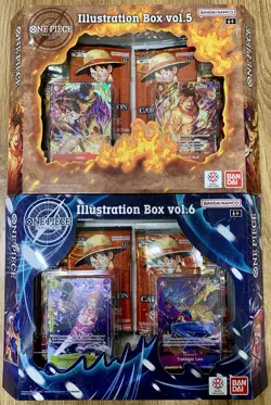 One Piece 🇬🇧 Card Illustration Box Vol.5 + Vol.6 IB-05 IB-06 OP-13 PRB-02 - Image 1
