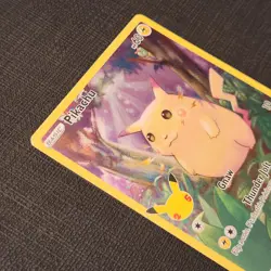 Pikachu 005/025 NM Full Art Rare Card 2021 Pokemon Celebrations 25th Anniversary - Image 3