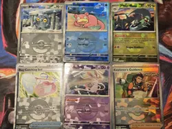 POKE BALL Pokemon Trainers Holo Cards Prismatic Evolution - Mint/ NM Lot of 6 - Image 1