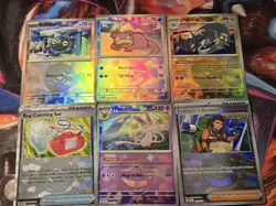 POKE BALL Pokemon Trainers Holo Cards Prismatic Evolution - Mint/ NM Lot of 6 - Image 4